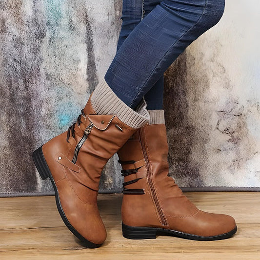 Hedwig® | Braune Lederstiefel (Neue Kollektion)